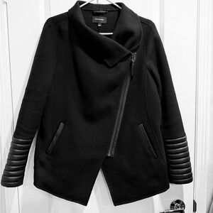 Women's Black Asymmetrical Jacket